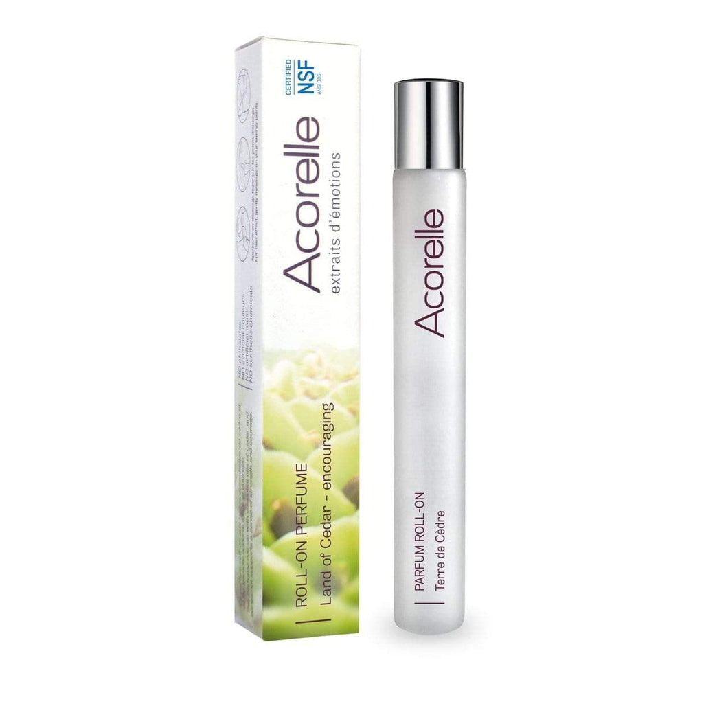 Acorelle French Aromatherapy Perfume Land of Cedar 10mL. - ElizabethBeautyProducts.com