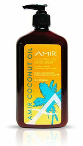 Amir Coconut Oil Body Moisturizer 18oz. - ElizabethBeautyProducts.com
