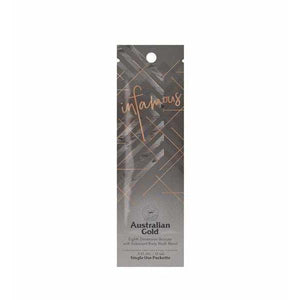 Australian Gold Infamous Eighth Dimension Bronzer Tanning Lotion Packet 0.5 oz - SCC Elizabeth Beauty