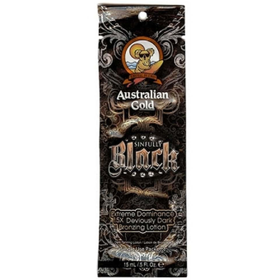 Australian Gold Sinfully Black Tanning Packet 0.5 oz - ElizabethBeautyProducts.com