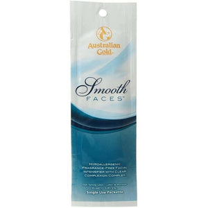 Australian Gold Smooth Faces Hypoallergenic Tanning Lotion Packet 0.5 oz - ElizabethBeautyProducts.com