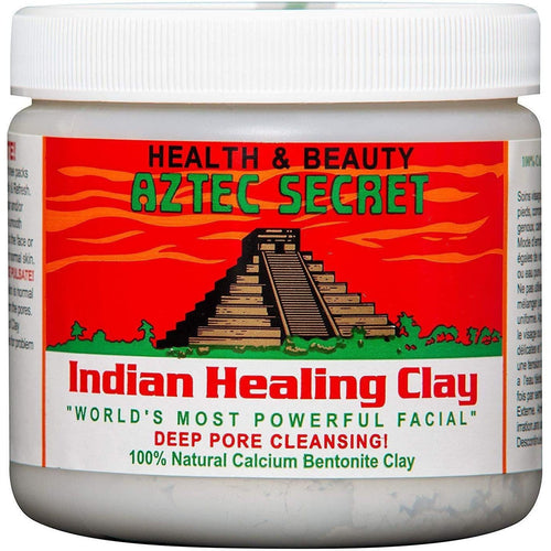 Aztec Secret – Indian Healing Clay 1 lb – Deep Pore Cleansing Facial & Body Mask – The Original 100% Natural Calcium Bentonite Clay – New Version 2 - SCC Elizabeth Beauty