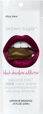 Brown Sugar Black Chocolate Addiction Tanning Lotion Packet (2 pack) - ElizabethBeautyProducts.com