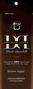 Brown Sugar Double Dark Black Chocolate 400x Tanning Lotion Packet - ElizabethBeautyProducts.com