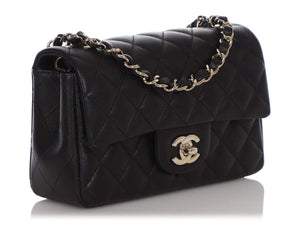 CHANEL Mini Black Flap Bag - ElizabethBeautyProducts.com