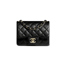 Load image into Gallery viewer, Chanel Mini Black Flap Bag - ElizabethBeautyProducts.com