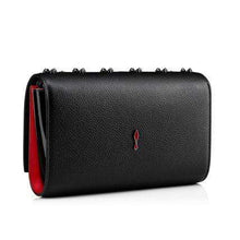 Load image into Gallery viewer, Christian Louboutin PALOMA CLUTCH Black/Ultrablack Calf Empire NEW - ElizabethBeautyProducts.com