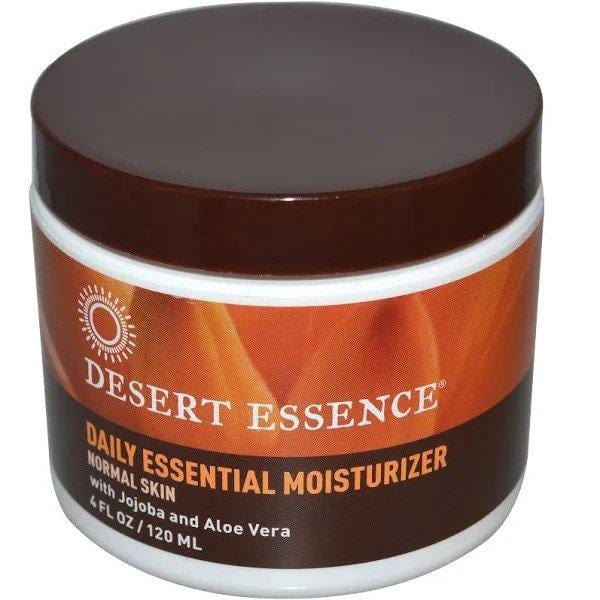 Desert Essence Daily Essential Moisturizer with Jojoba Oil & Aloe Vera 4oz. - ElizabethBeautyProducts.com