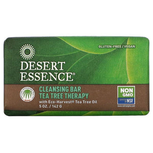 Desert Essence Tea Tree Therapy Bar Soap 5oz. - ElizabethBeautyProducts.com
