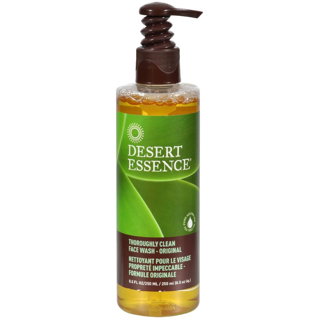Desert Essence Thoroughly Clean Face Wash 8.5oz. - ElizabethBeautyProducts.com