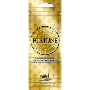 Devoted Creations Fortune Revolutionary Grand Noir Tanning Lotion 0.5oz Packet - ElizabethBeautyProducts.com
