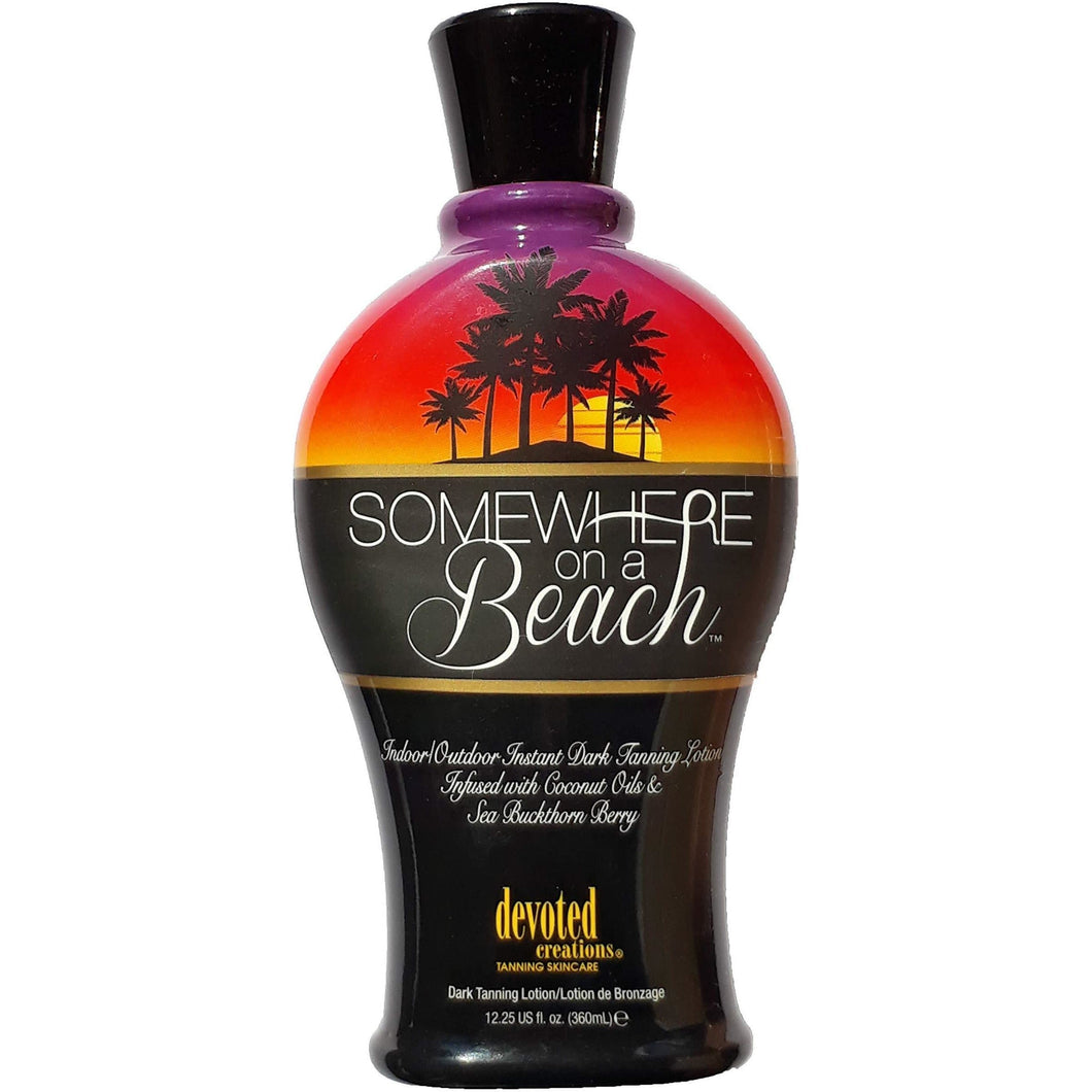 Devoted Creations Somewhere on A Beach Instant Dark Tanning Lotion 12.5 oz - SCC Elizabeth Beauty