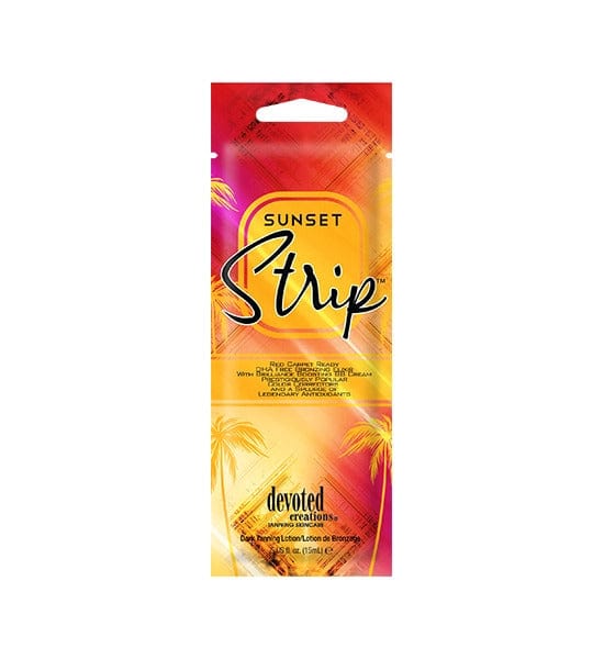 Devoted Creations Sunset Strip Tanning Lotion 0.5oz. Packet - ElizabethBeautyProducts.com