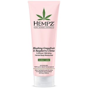 Hempz Blushing Grapefruit & Raspberry Crème In Shower Body Crème 8.5 oz - ElizabethBeautyProducts.com