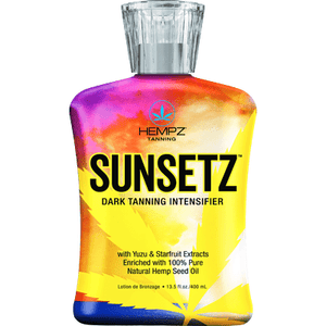 Hempz Sunsetz Tanning Lotion 13.5oz. - ElizabethBeautyProducts.com