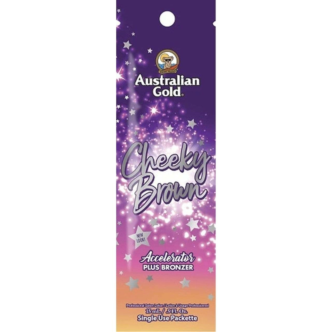Lot of 5 Australian Gold Cheeky Brown Tanning Packet 0.5 oz (Quantity Five) - SCC Elizabeth Beauty