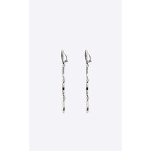 Load image into Gallery viewer, SAINT LAURENT Opyum YSL Heart Earrings in Metal and Crystal - ElizabethBeautyProducts.com