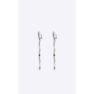 SAINT LAURENT Opyum YSL Heart Earrings in Metal and Crystal - ElizabethBeautyProducts.com
