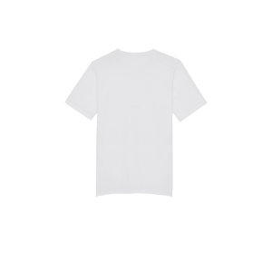 Saint Laurent Women's White Logo Print T-shirt - ElizabethBeautyProducts.com