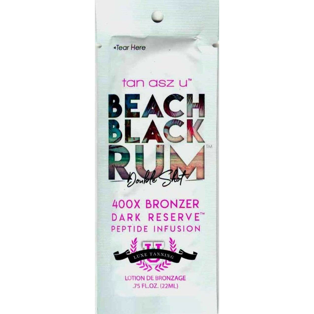Tan Asz U Beach Black Rum Tanning Lotion Packet - ElizabethBeautyProducts.com