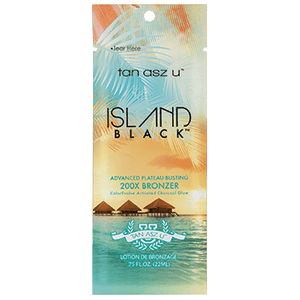 Tan Asz U Island Black Tanning Lotion Packet - ElizabethBeautyProducts.com