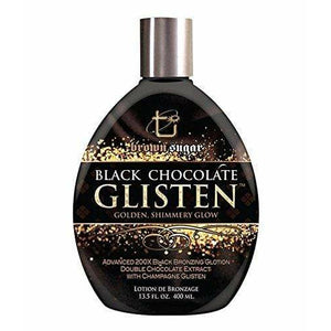 Tan Incorporated Black Chocolate Glisten 200x Tanning Lotion 13.5oz. - ElizabethBeautyProducts.com