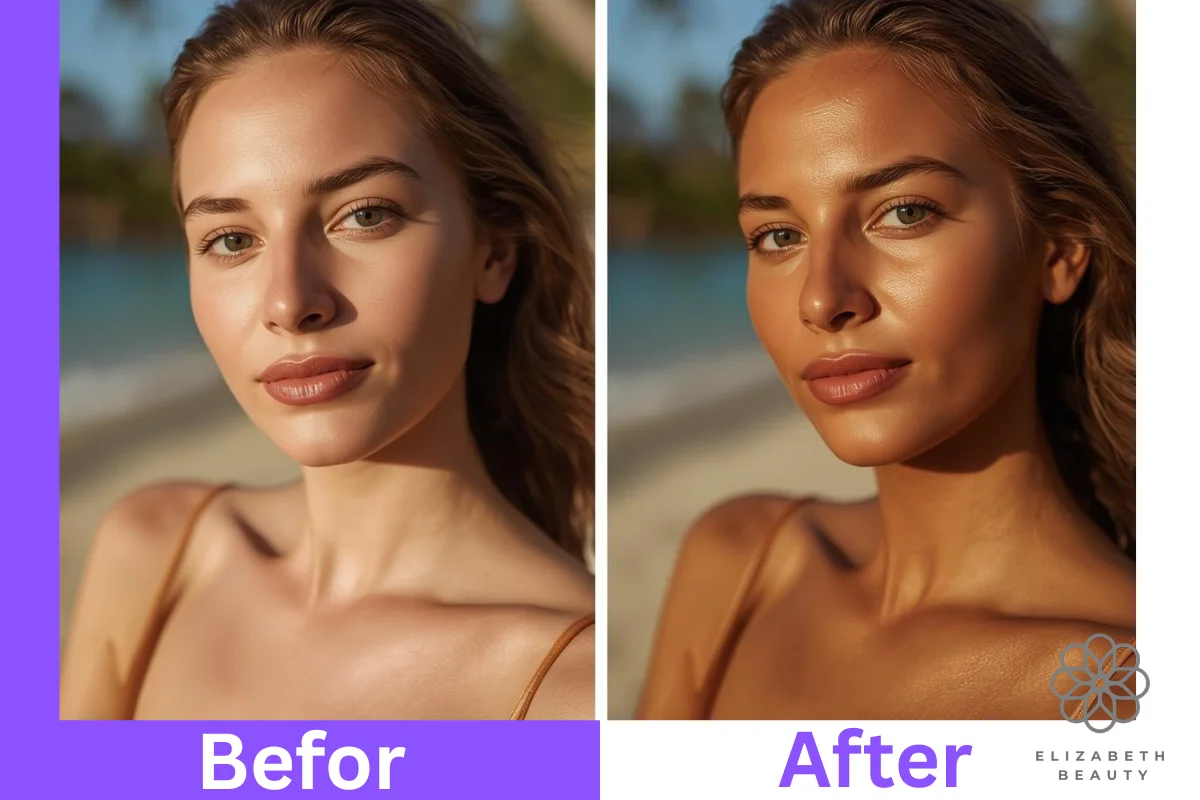 maui babe browning lotion before and after pictures