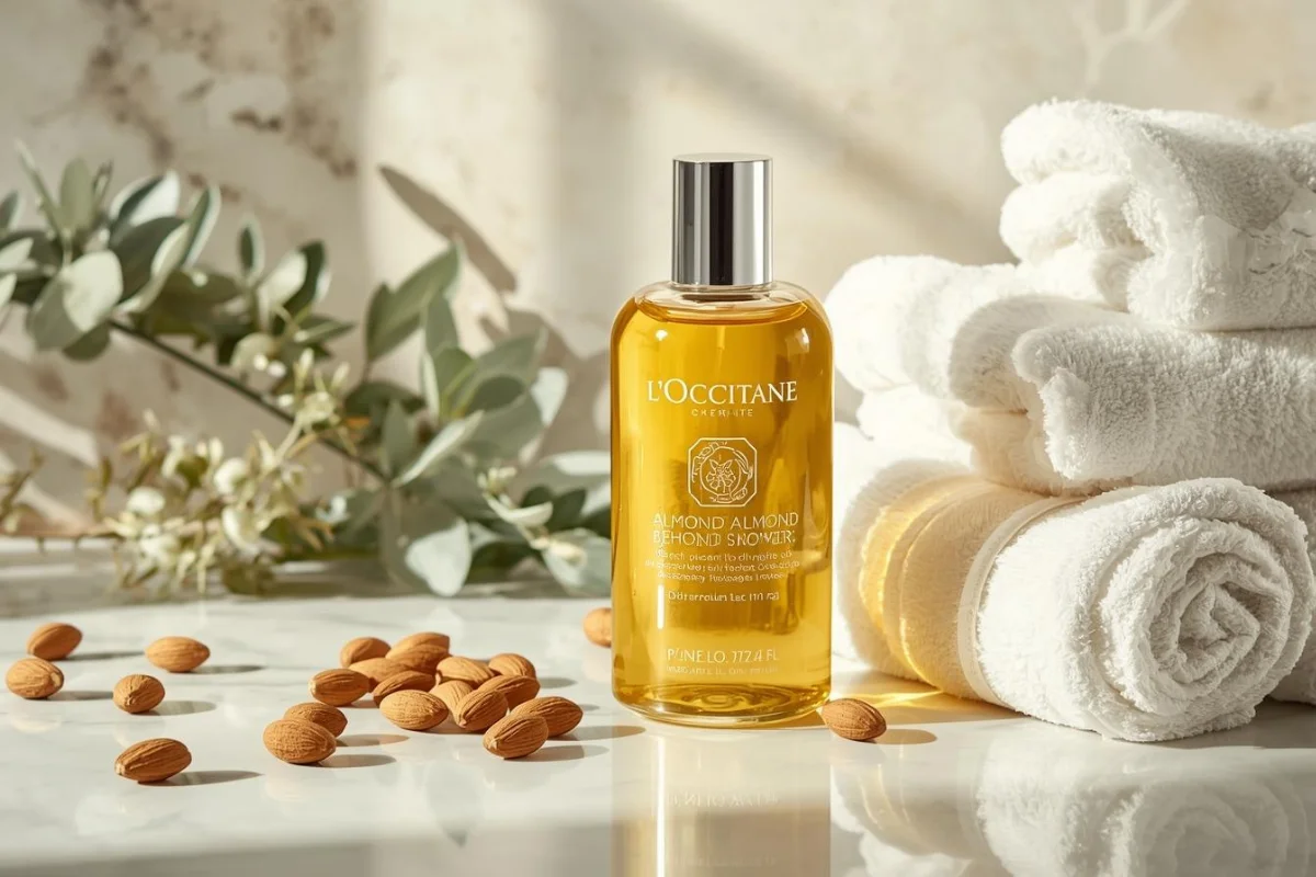 how to use l'occitane almond shower oil