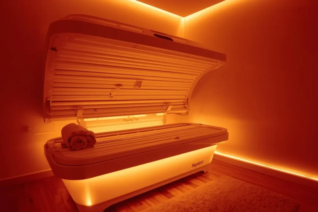 indoor tanning salon room